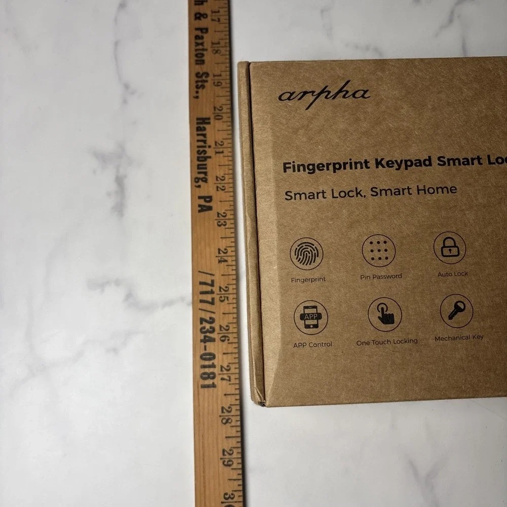 ARPHA D280 Smart Keyless Fingerprint Door Lock APP Bluetooth Smart Lock Deadbolt